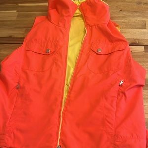 Neon reversible running vest size S